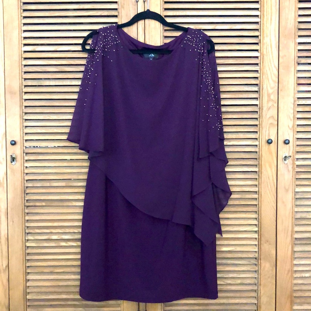 Beautiful Plum Cocktail Dress